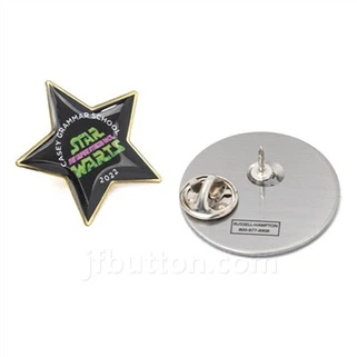 Goldener Stern-Pin-Abzeichen