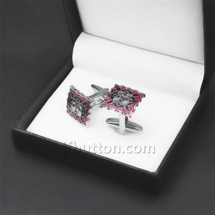 Antique Enamel Dress Shirt Studs