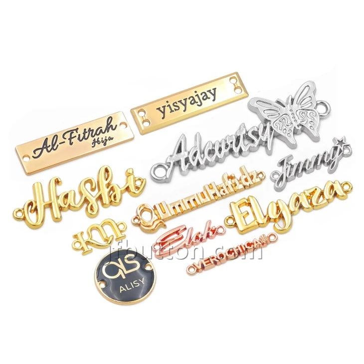 Small Metal Logo Plates
