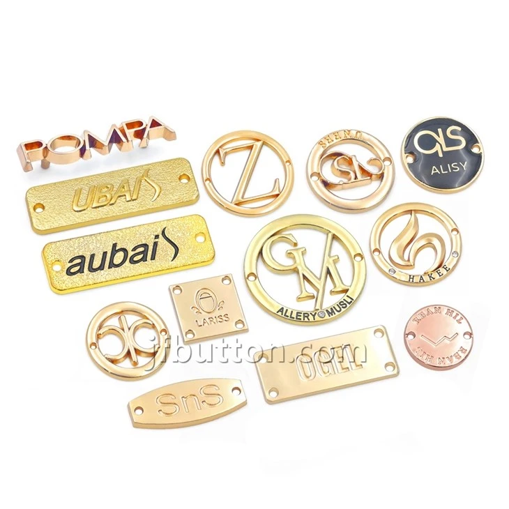 Small Metal Logo Plates