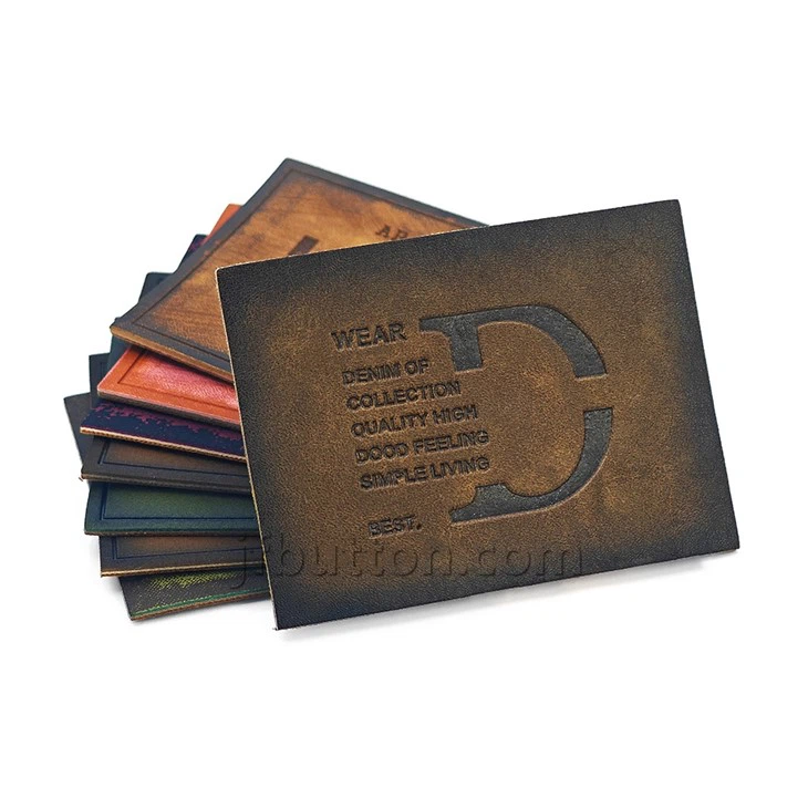 Faux Leather Garment Tags