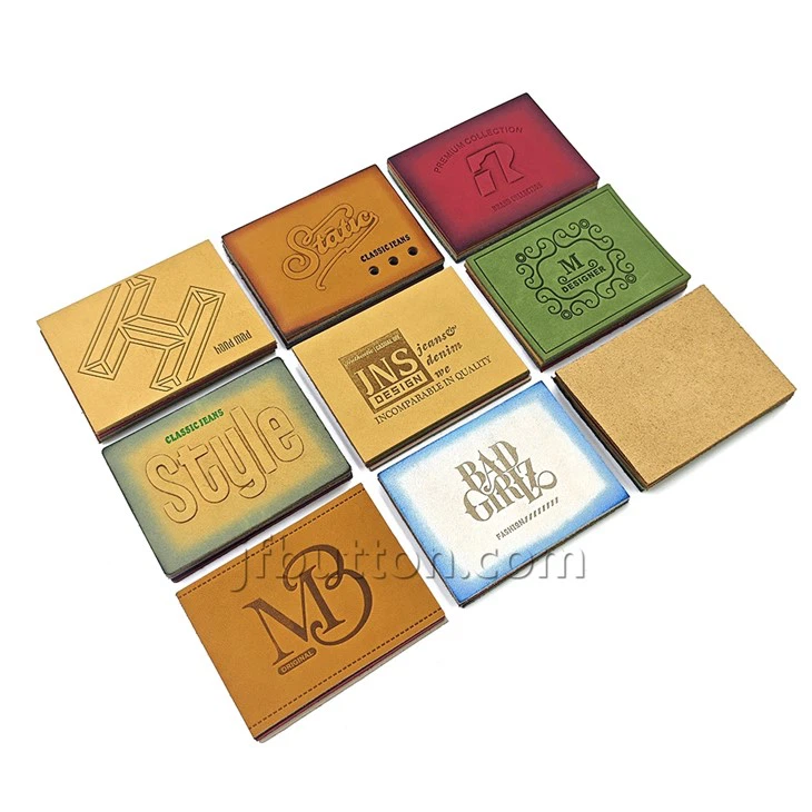 Leather Tags for Knitting