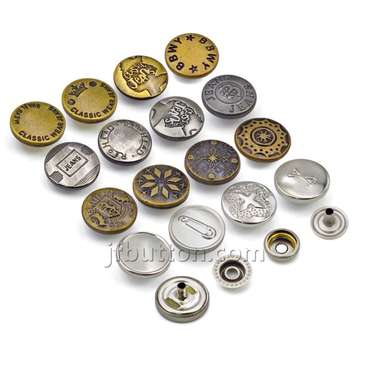 Metal Press Stud Buttons