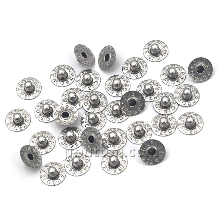 Metal Rivets On Jeans