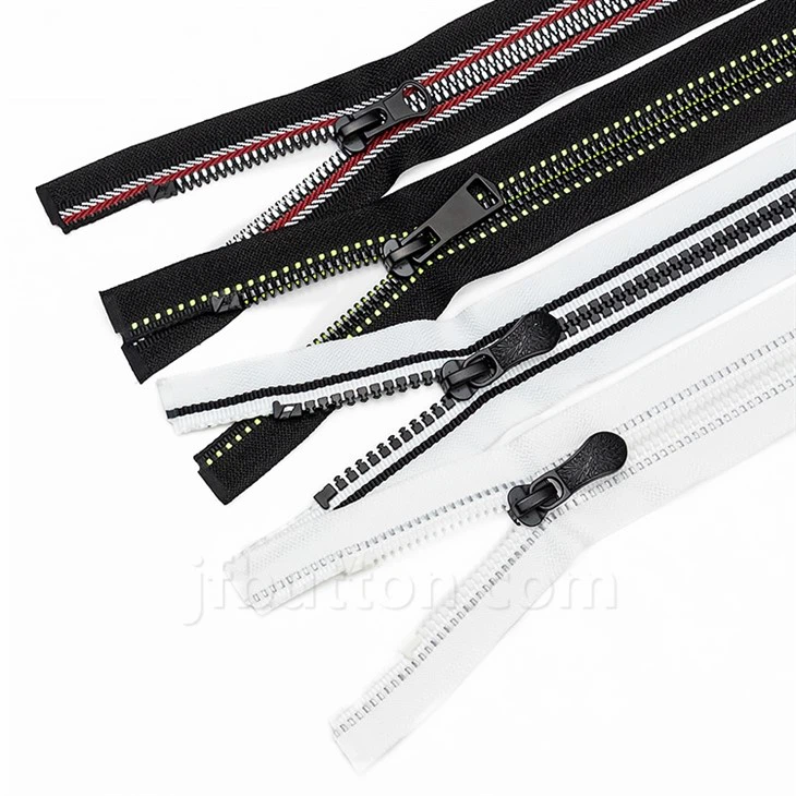 Molded Plastic Two-way Separate Zipper factory