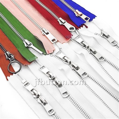 Open beendete Metall -Zippper für Jacken