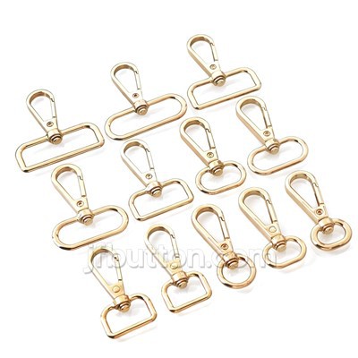 Drehbarer Karabinerhaken aus Messing