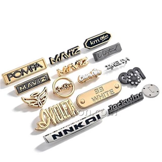 Personalisierte Metalletiketten