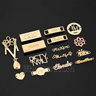 Logoplatten aus Zinklegierung für die Handtasche