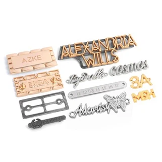 Handtaschen-Logoplatten