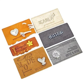 Leder -Tags für Hüte