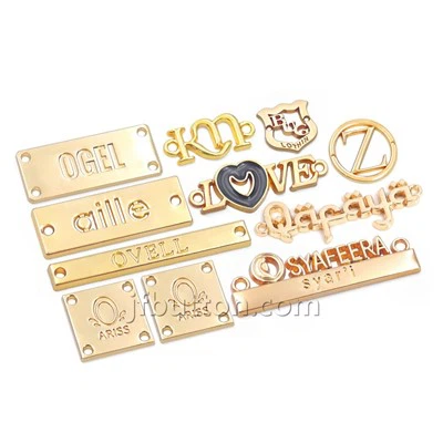 Logoplatte aus Metall